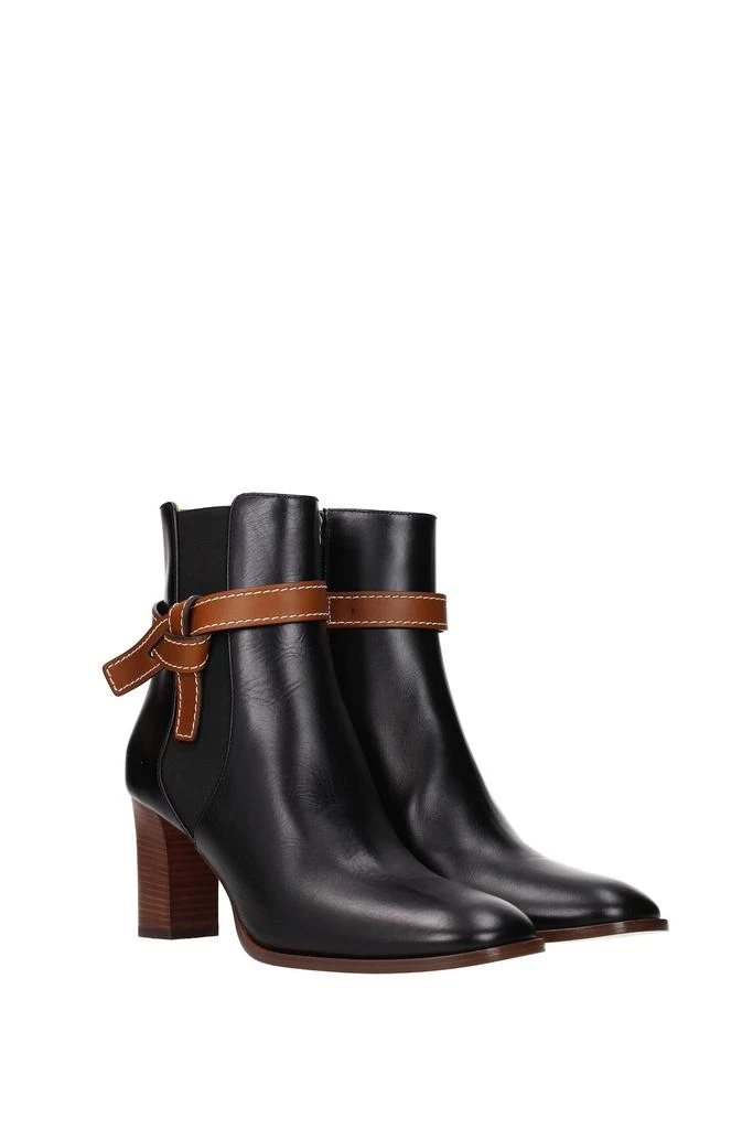 商品Loewe|Ankle boots Leather Black Brown,价格¥3520,第2张图片详细描述