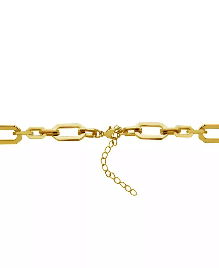 商品Essentials|Gold Plated Cable Chain Necklace 16" + 2" Extender,价格¥184,第2张图片详细描述