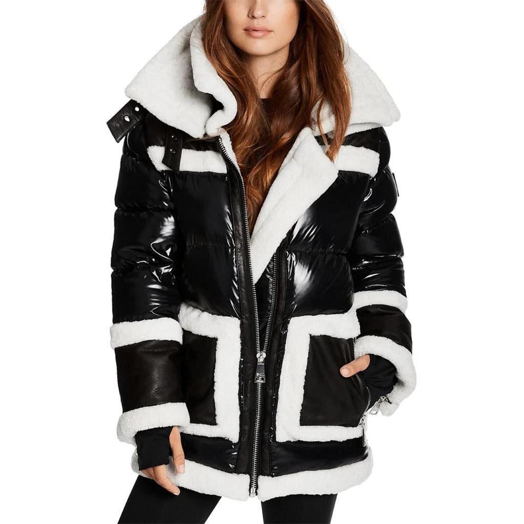 商品SAM.|SAM. Womens Entourage Lamb Shearling Puffer Down Coat,价格¥5448,第1张图片