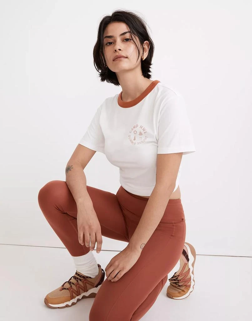 商品Madewell|MWL Camp Resort Ringer Full-Length Tee,价格¥268,第2张图片详细描述