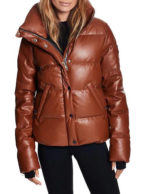 商品SAM.|Isabel Vegan Leather Down Puffer Jacket,价格¥4280,第1张图片