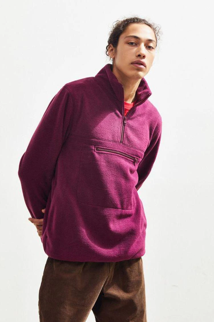 商品STUSSY|Stussy Polar Fleece Mock Neck Pullover Sweatshirt,价格¥605,第1张图片