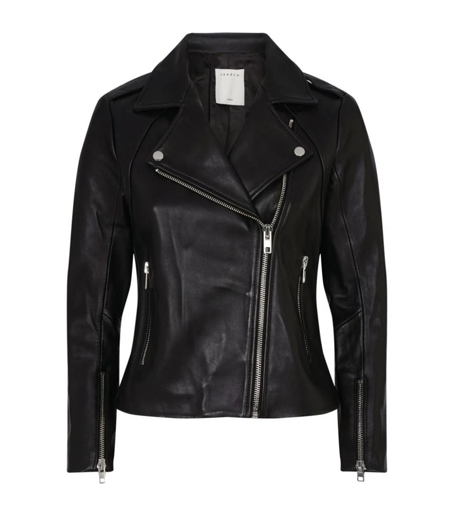商品Sandro|Leather Jacket,价格¥3617,第1张图片