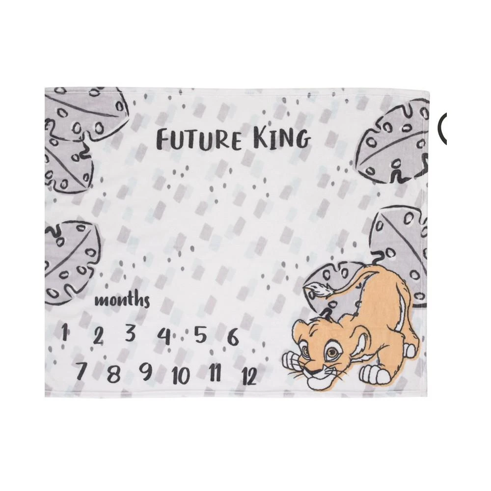 商品Macy's|Lion King Super Soft Milestone Baby Blanket Set, 2 Piece,价格¥687,第1张图片