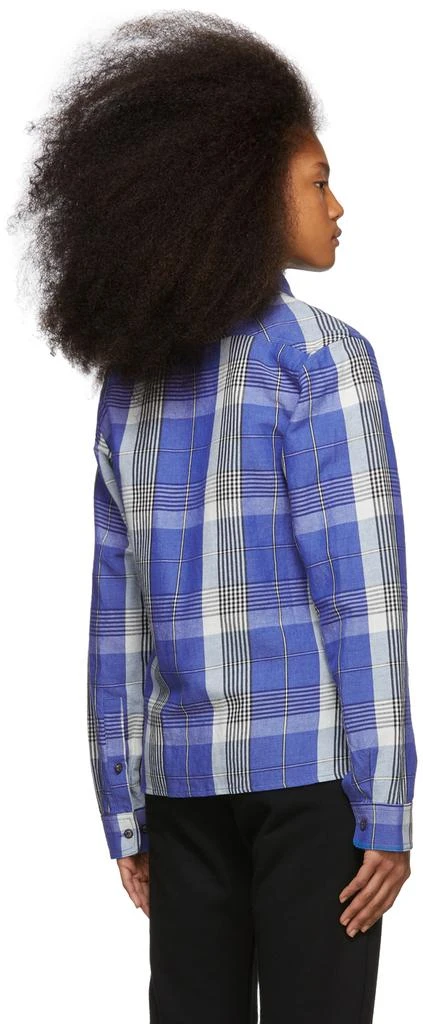 商品Off-White|Blue Check Shirt,价格¥981,第3张图片详细描述