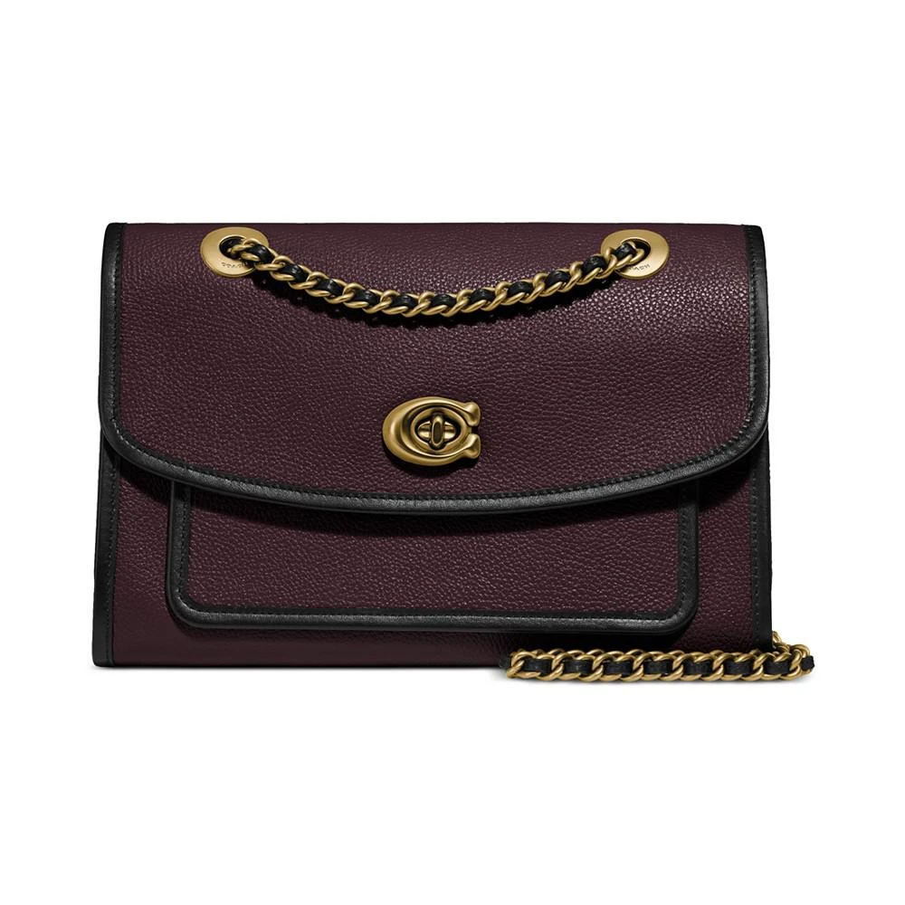 商品Coach|Polished Leather 单肩包,价格¥1020,第1张图片