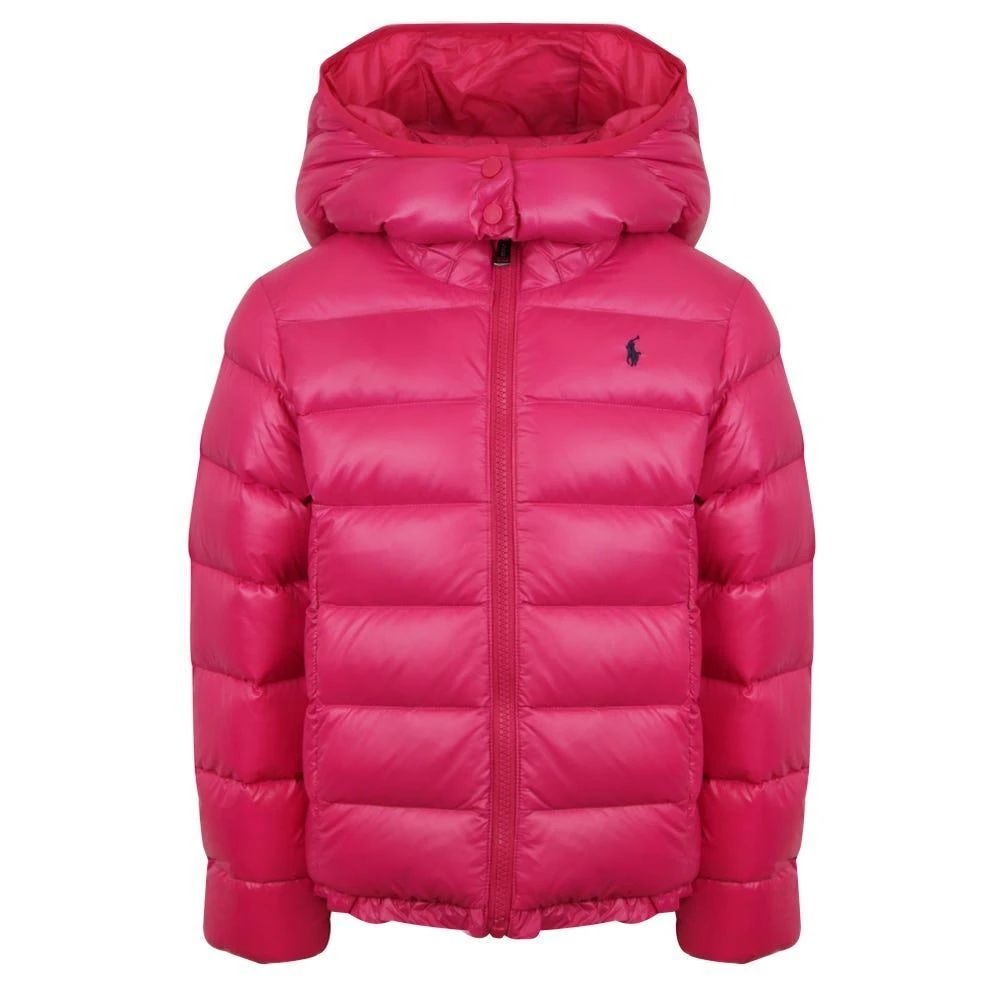 商品Ralph Lauren|Pink Hooded Padded Jacket,价格¥962,第1张图片