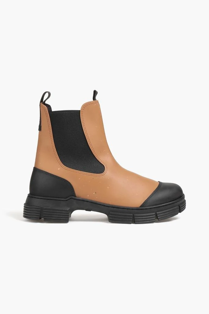 商品Ganni|Two-tone rubber Chelsea boots,价格¥901,第1张图片