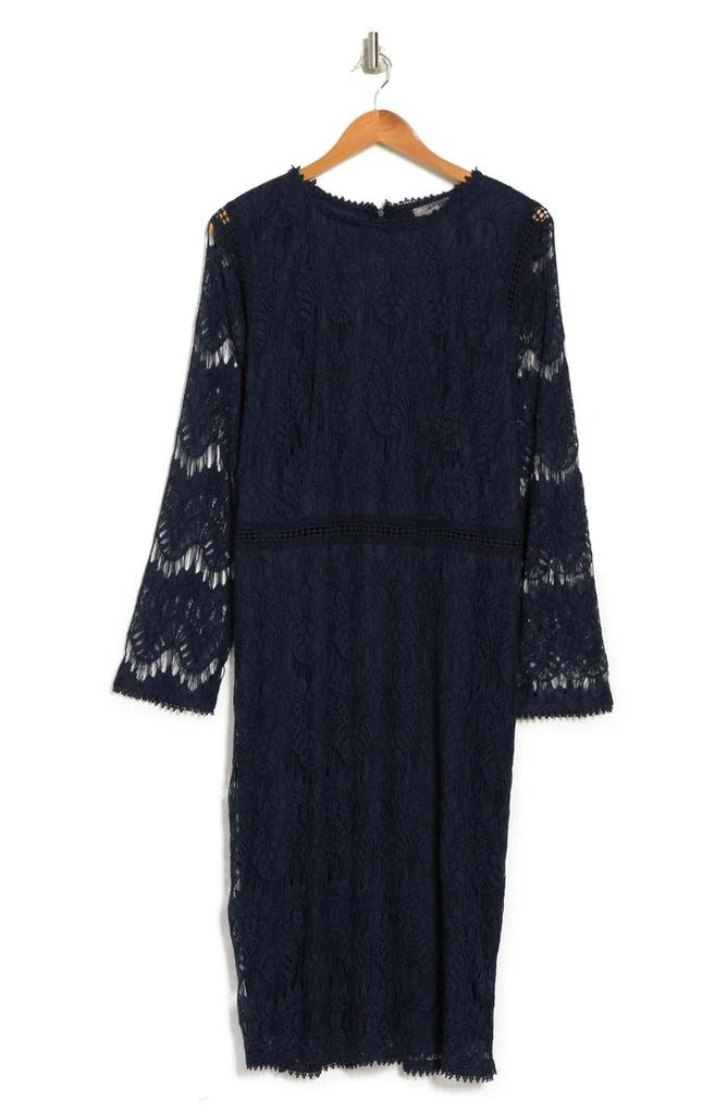 商品Love by Design|Allison Long Sleeve Lace Midi Dress,价格¥369,第3张图片详细描述