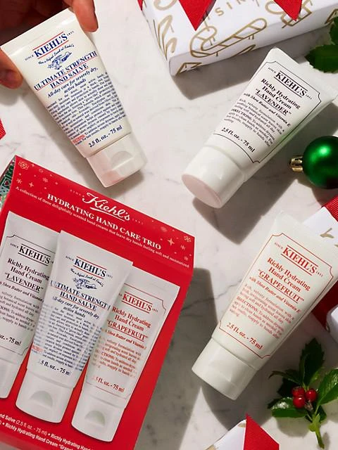 商品Kiehl's|Hydrating Hand Care 3-Piece Hand Cream & Salve Set,价格¥198,第4张图片详细描述