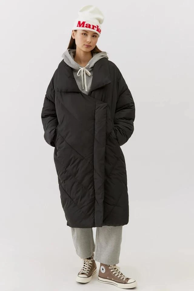 商品Urban Outfitters|UO Marjorie Longline Puffer Jacket,价格¥535,第3张图片详细描述