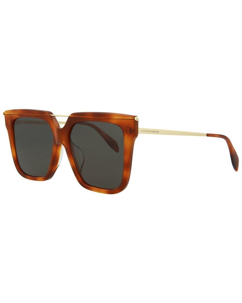 商品Alexander McQueen|Alexander McQueen Women's AM0171SA 55mm Sunglasses,价格¥711,第1张图片