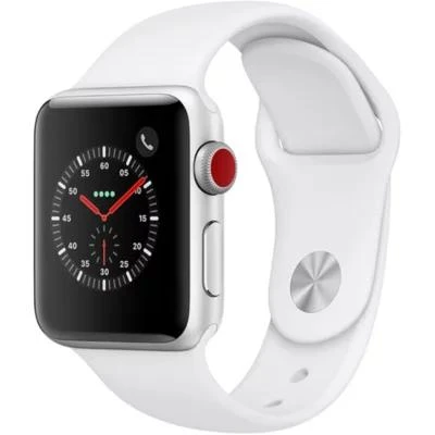 商品Apple|Apple Watch Series 3 GPS + Cellular Space Gray Aluminum Case with Black Sport Band (Choose Size)表,价格¥2449,第1张图片