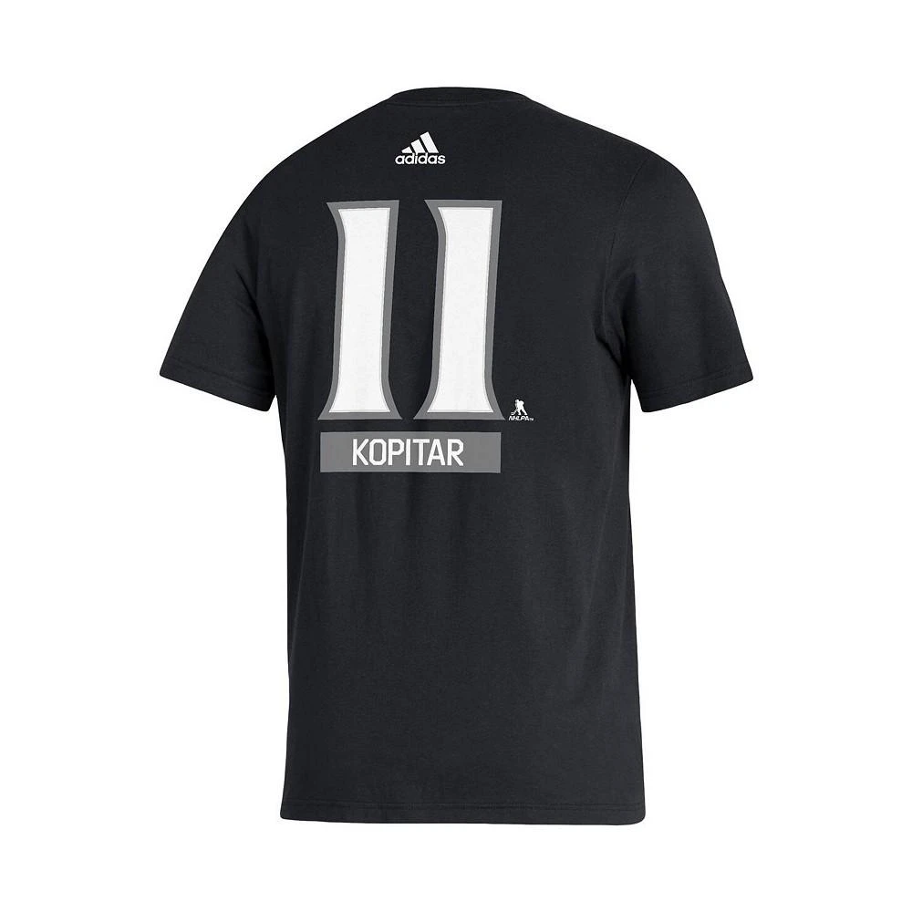 商品Adidas|Men's Anze Kopitar Black Los Angeles Kings Captain Patch Name & Number T-shirt,价格¥188,第3张图片详细描述