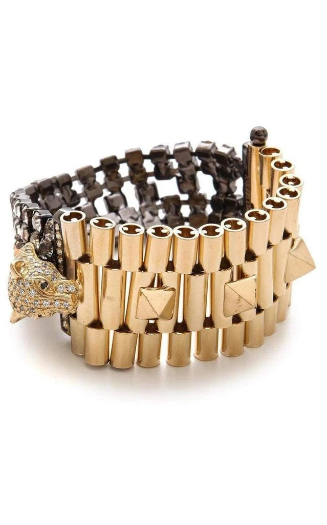 商品Iosselliani|Cheetah Head Crystal Bracelet,价格¥3197,第2张图片详细描述