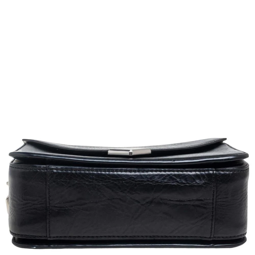 Alexander Wang Black Crinkled Leather Small Prisma Shoulder Bag 商品
