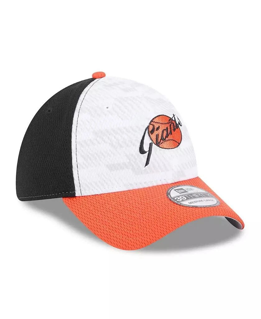商品New Era|Men's Black/Orange San Francisco Giants 2025 MLB Clubhouse 39THIRTY Flex Hat,价格¥301,第4张图片详细描述