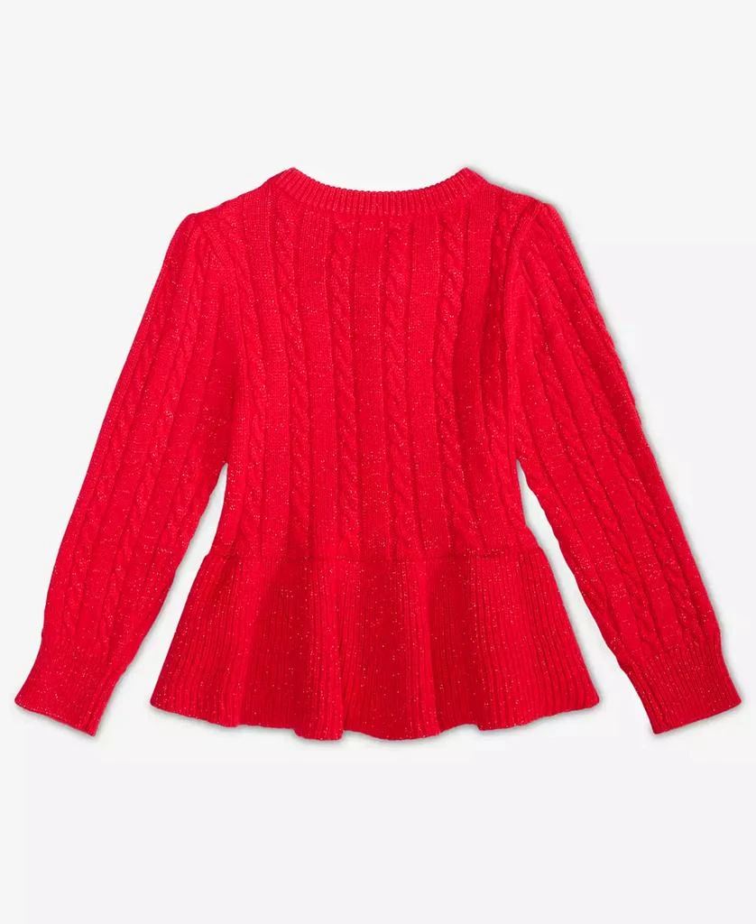 商品Epic Threads|Girls Toddler 2T-4T Peplum Long-Sleeve Cardigan, Macy's Exclusive,价格¥310,第2张图片详细描述