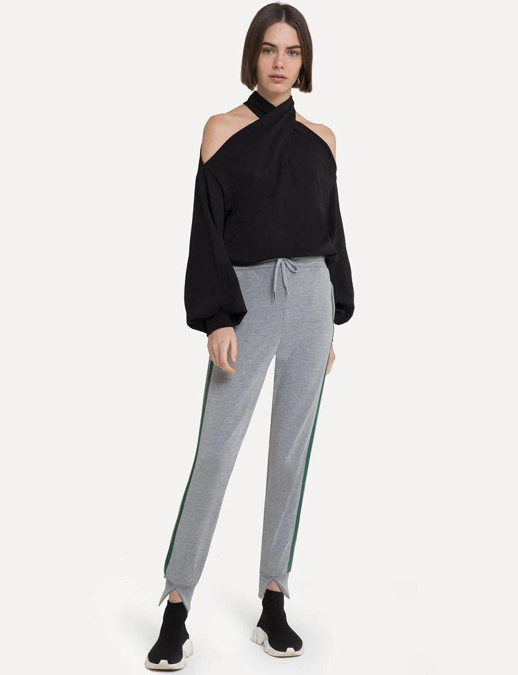 商品Pixie Market|Green Stripe Sweatpants,价格¥714,第2张图片详细描述