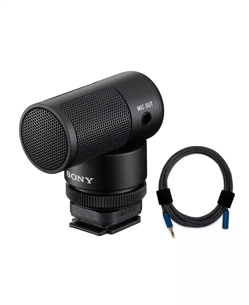 商品SONY|Vlogger Shotgun Microphone with MI Shoe and 3.5mm Male-Female Audio Cable,价格¥1122,第1张图片