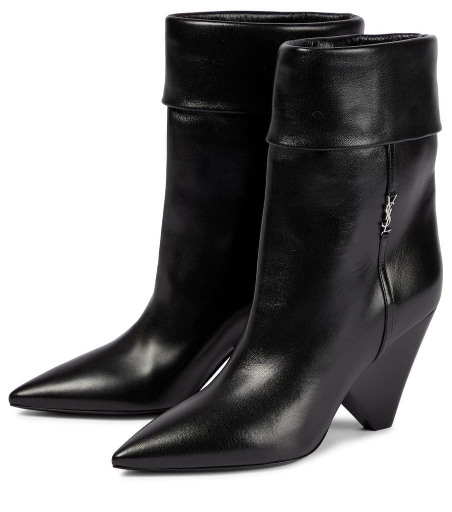 商品Yves Saint Laurent|Niki leather ankle boots,价格¥7921,第7张图片详细描述