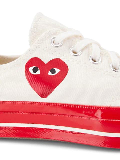 CdG PLAY x Converse Unisex Chuck 70 Low-Top Sneakers商品第6张图片规格展示