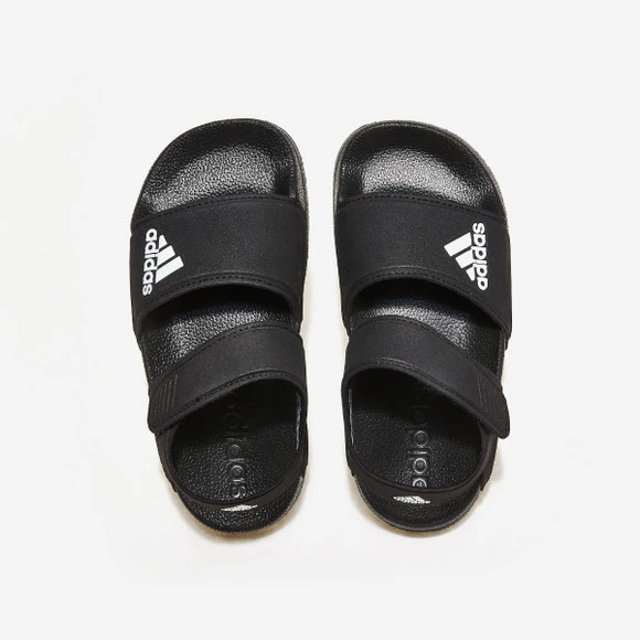 【Brilliant|包邮包税】阿迪达斯 ADILETTE SANDAL K 儿童  凉鞋 沙滩鞋 运动凉鞋 拖鞋  GW0344 CBLACK/FTWWHT/CBLACK 商品