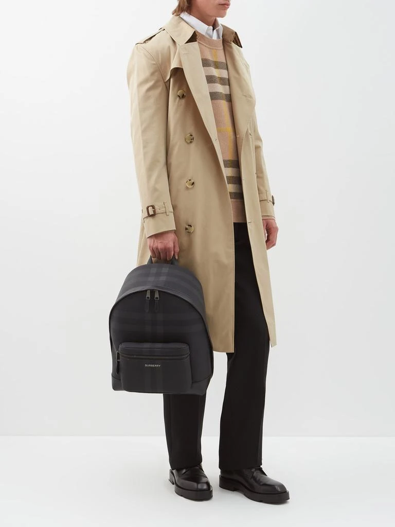 商品Burberry|Jett checked canvas backpack,价格¥11423,第2张图片详细描述