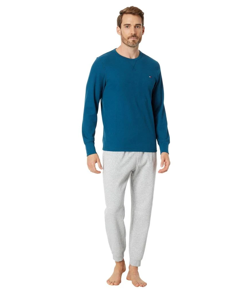 商品Tommy Hilfiger|Waffle Sleep Long Sleeve Crew Neck,价格¥317,第4张图片详细描述