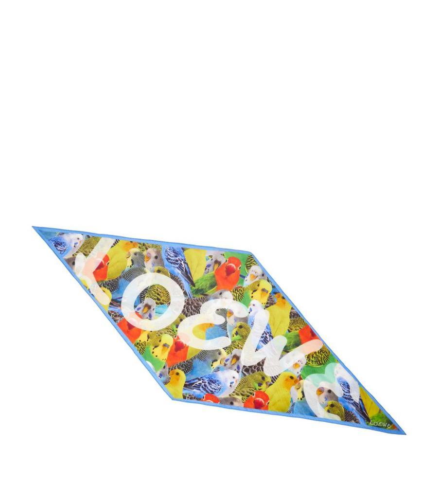 商品Loewe|Parrot Lozenge Scarf,价格¥1316,第1张图片