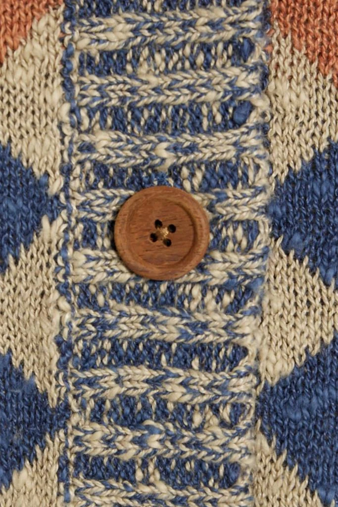 商品Re/Done|Checked bouclé-knit linen and cotton-blend vest,价格¥1435,第4张图片详细描述