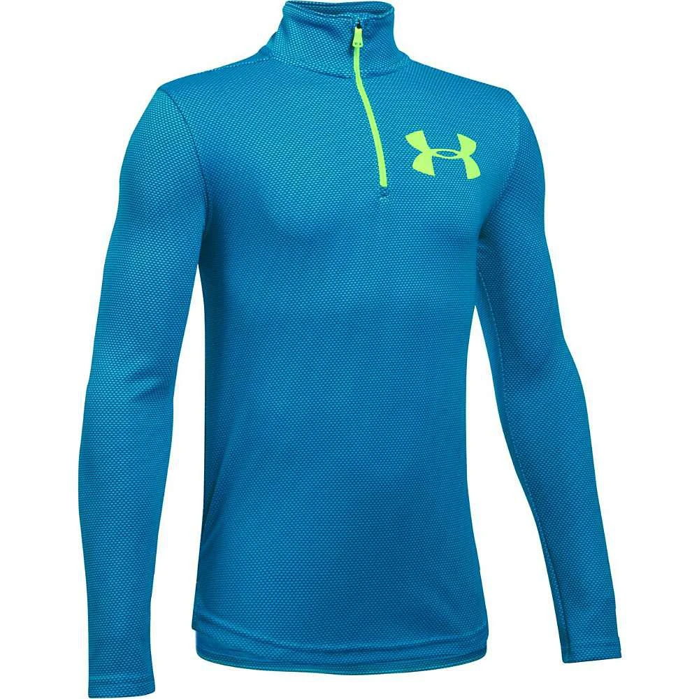商品Under Armour|Under Armour Boys' UA Textured Tech 1/4 Zip Top,价格¥199,第4张图片详细描述