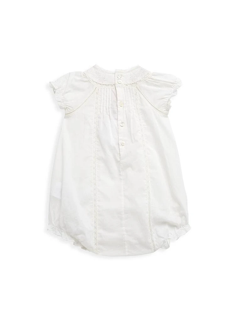 商品Bonpoint|Baby Girl's Lace-Trim Cotton Bubble Romper,价格¥1971,第2张图片详细描述