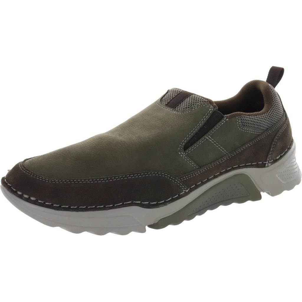 Rockport Mens Rosports Slip On Suede Lifestyle Slip-On Sneakers商品第1张图片规格展示