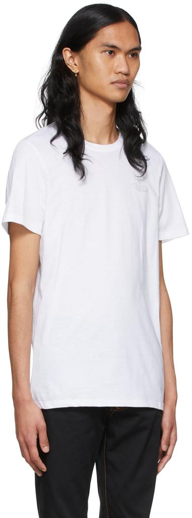 Two-Pack White Organic Cotton T-Shirt商品第2张图片规格展示