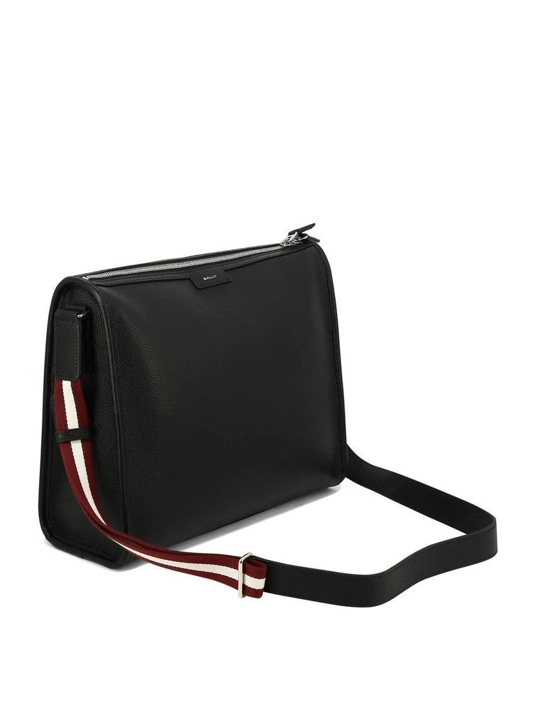 商品Bally|Code Messenger Crossbody Bags Black,价格¥3425,第2张图片详细描述