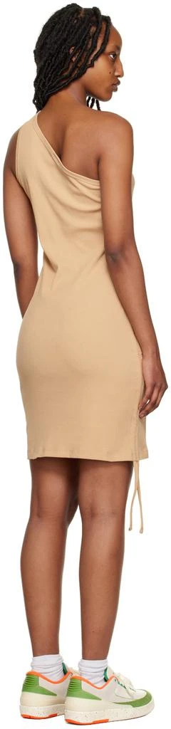 商品Jordan|Beige Ruched Minidress,价格¥299,第3张图片详细描述