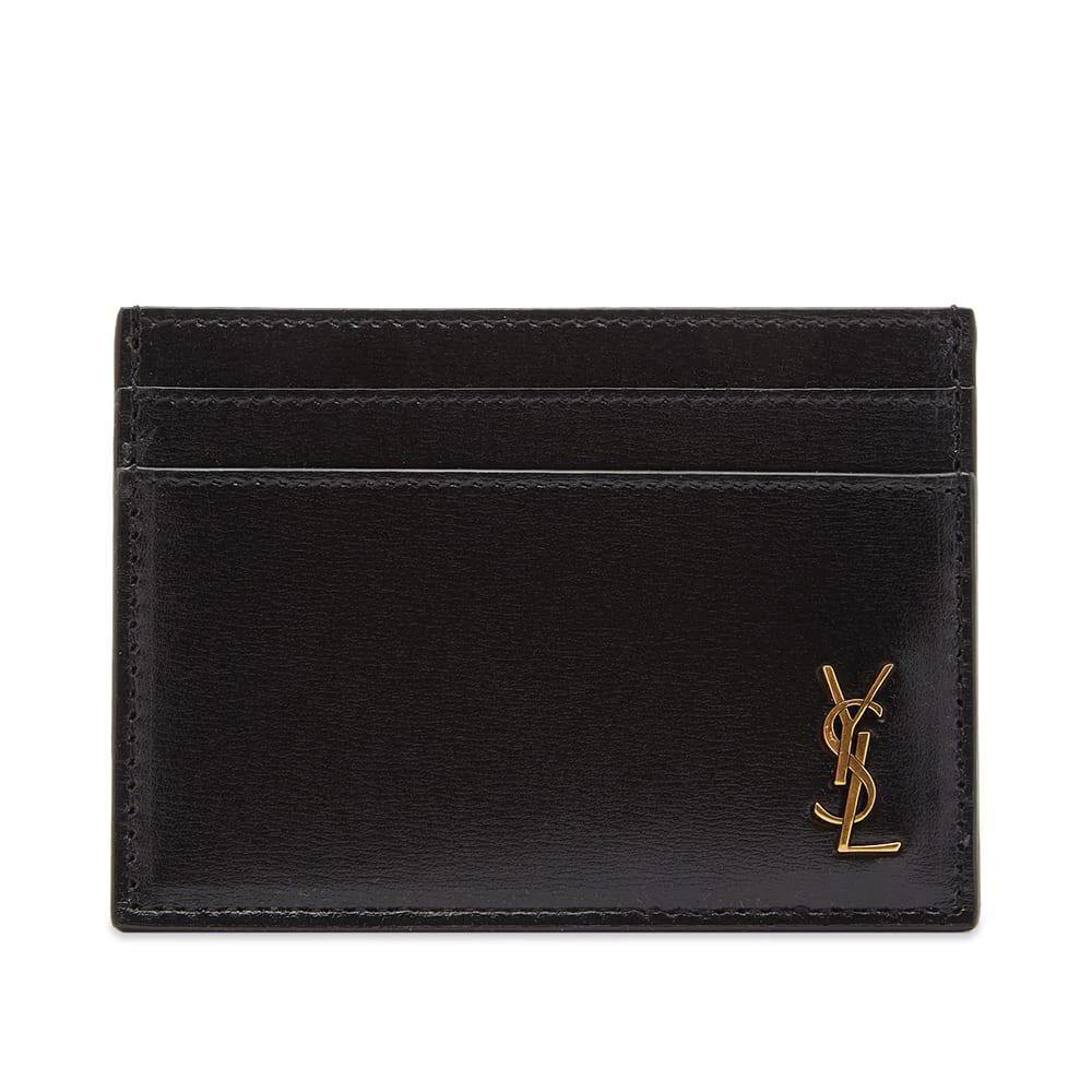 商品Yves Saint Laurent|Saint Laurent YSL Metal Logo Cardholder,价格¥1819,第1张图片