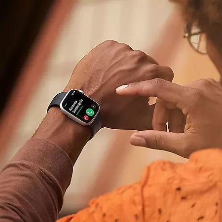 商品Apple|Apple Watch Series 8 GPS 41mm Aluminum Case with Sport Band (Choose Color and Band Size),价格¥2873,第6张图片详细描述