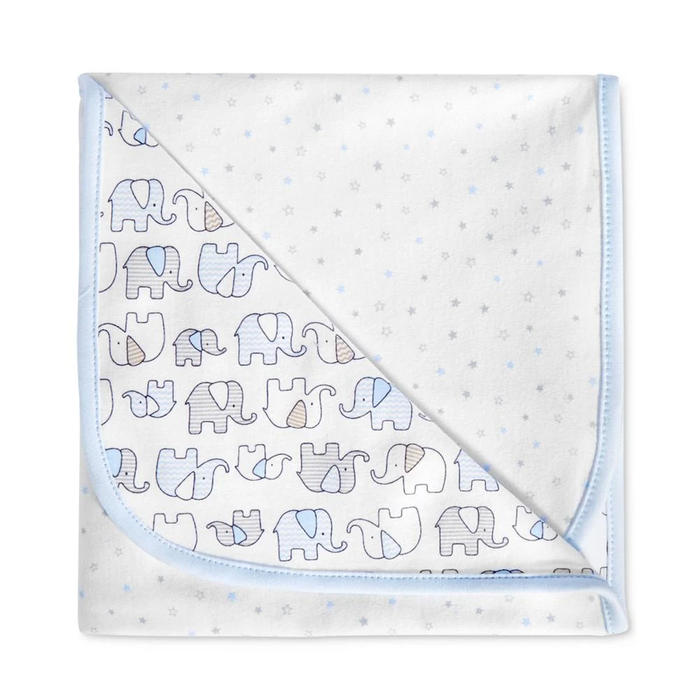 商品First Impressions|Baby Boys Elephants & Stars Blanket, Created for Macy's,价格¥158,第1张图片