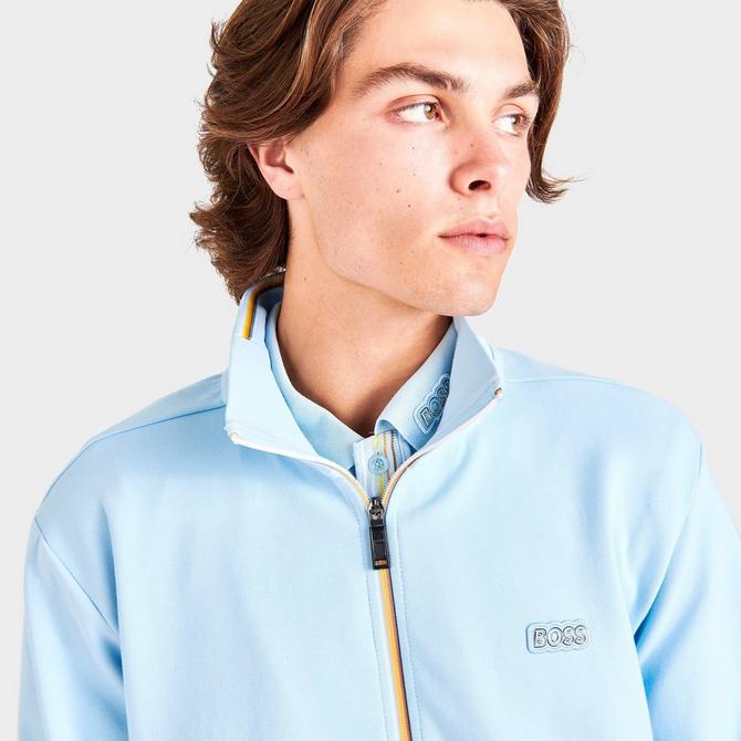 Men's Hugo Boss Multi-Colored Logo Full-Zip Sweatshirt商品第5张图片规格展示