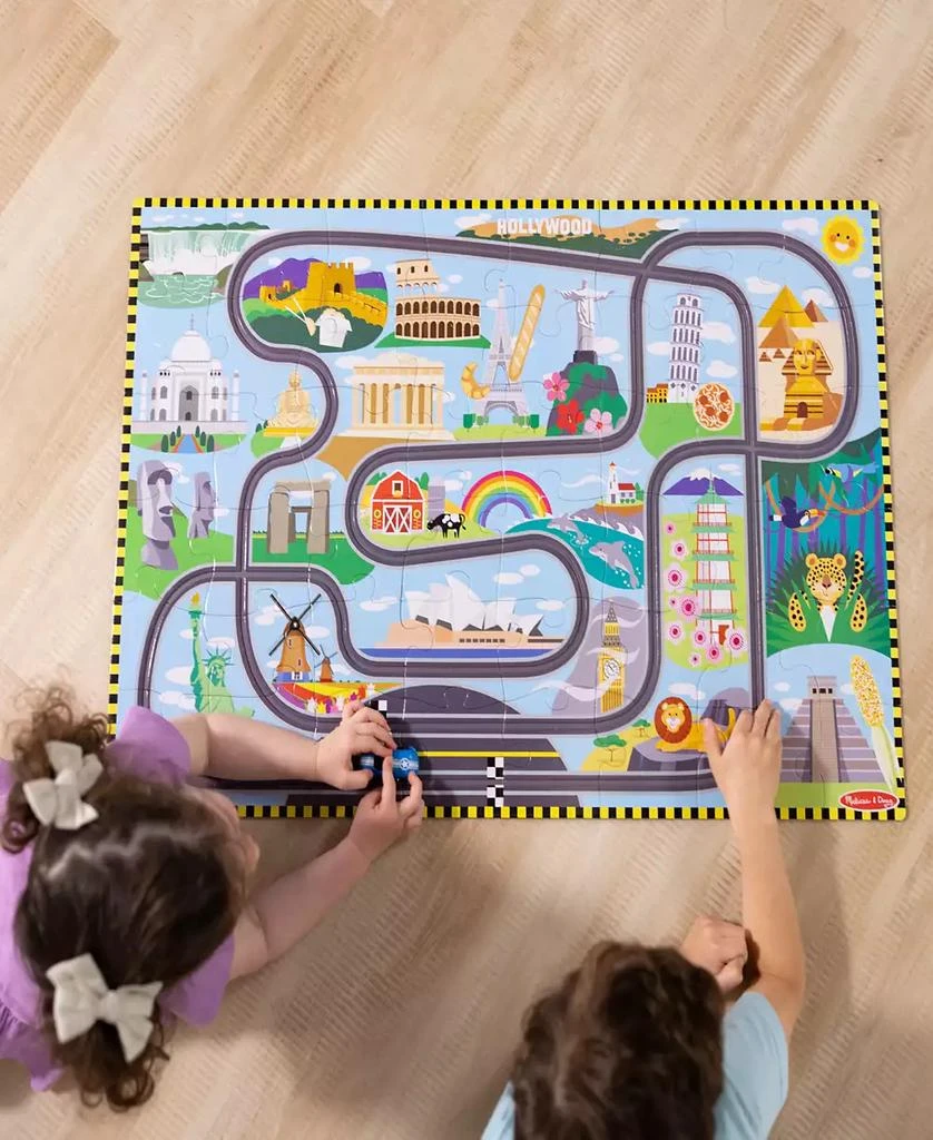 Race Track Floor Puzzle and Play Set 商品