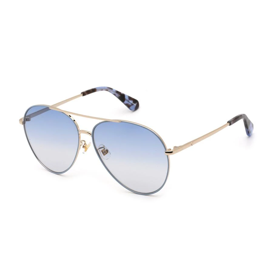 商品Kate Spade|Ladies Blue Aviator/Pilot Sunglasses CAROLANE/F/S0KY2DG61,价格¥344,第1张图片