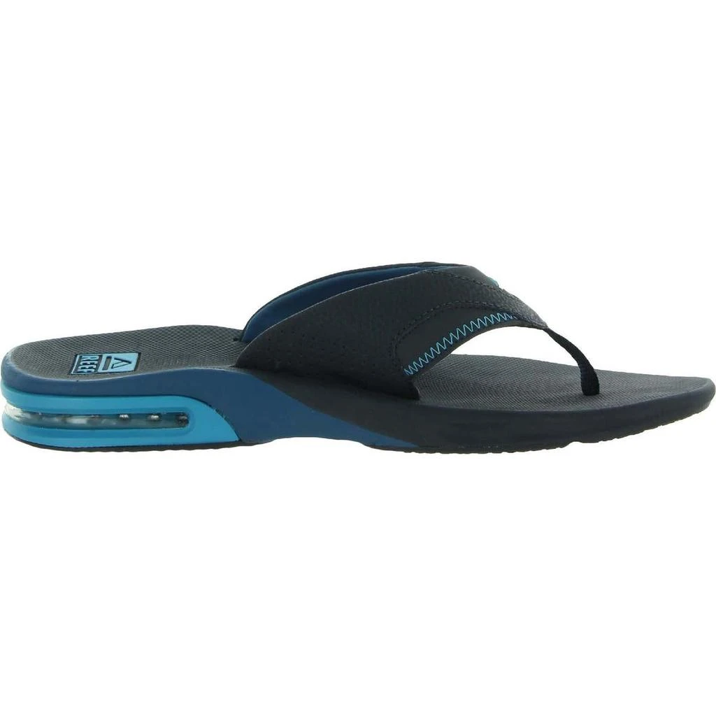 商品Reef|Reef Mens Fanning Faux Nubuck Contrast Trim Thong Sandals,价格¥345,第4张图片详细描述