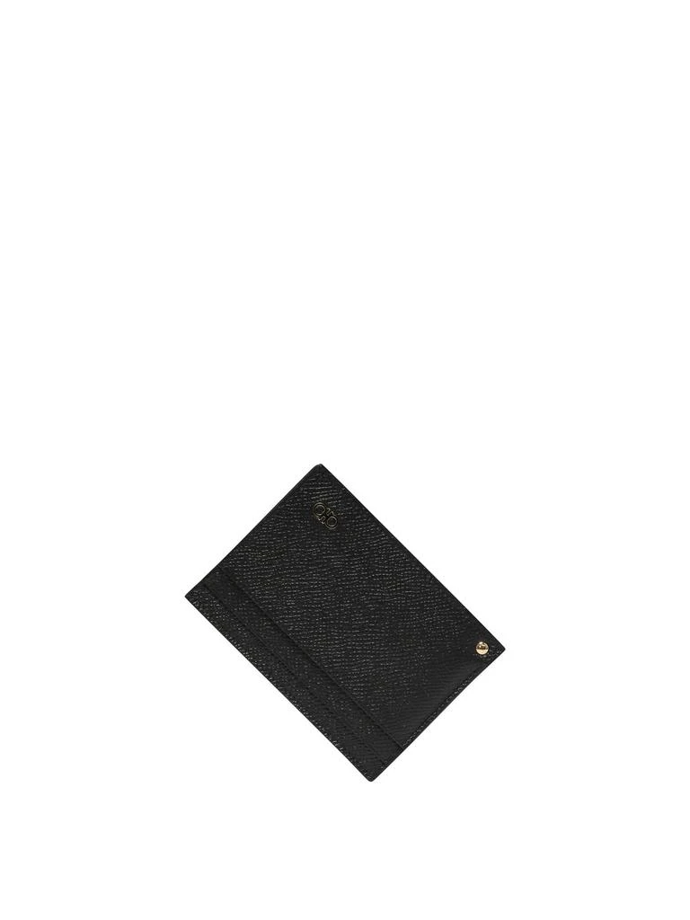 商品Salvatore Ferragamo|Gancini Wallets & Card Holders Black,价格¥1521,第4张图片详细描述