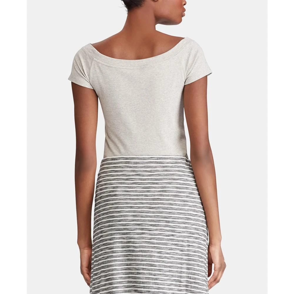 商品Ralph Lauren|Off-The-Shoulder T-Shirt,价格¥147,第2张图片详细描述