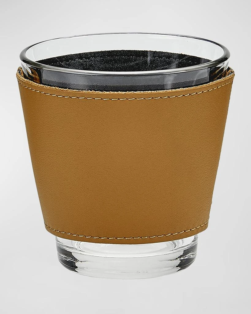 商品Graphic Image|Leather Wrapped Glasses, Set of 2,价格¥638,第1张图片