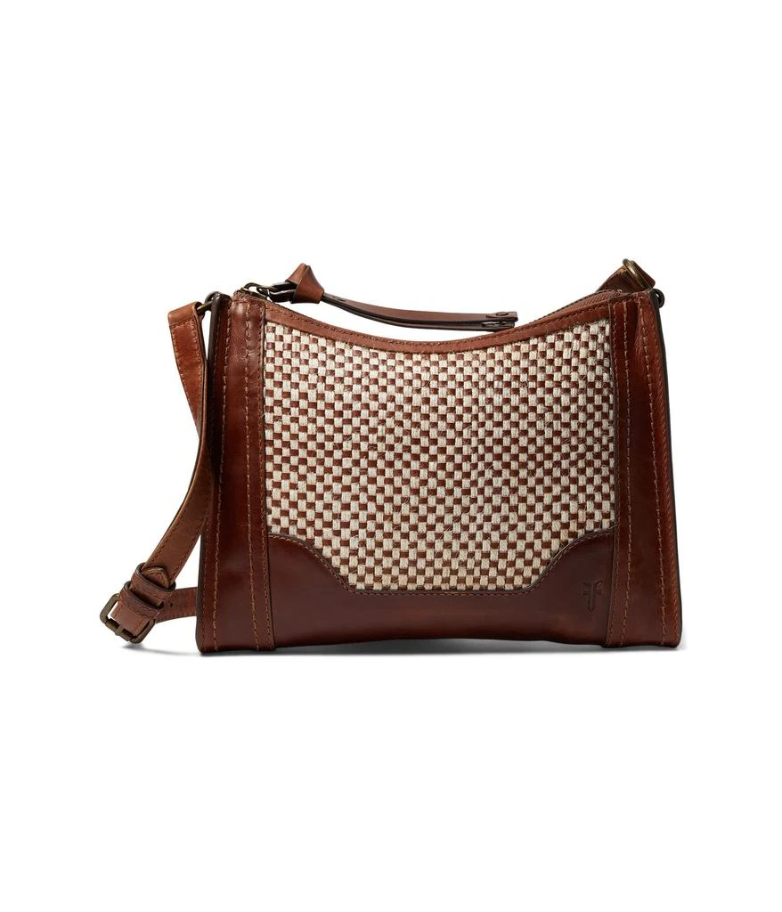 商品Frye|Mackenna Woven Jute Zip Crossbody,价格¥1393,第1张图片