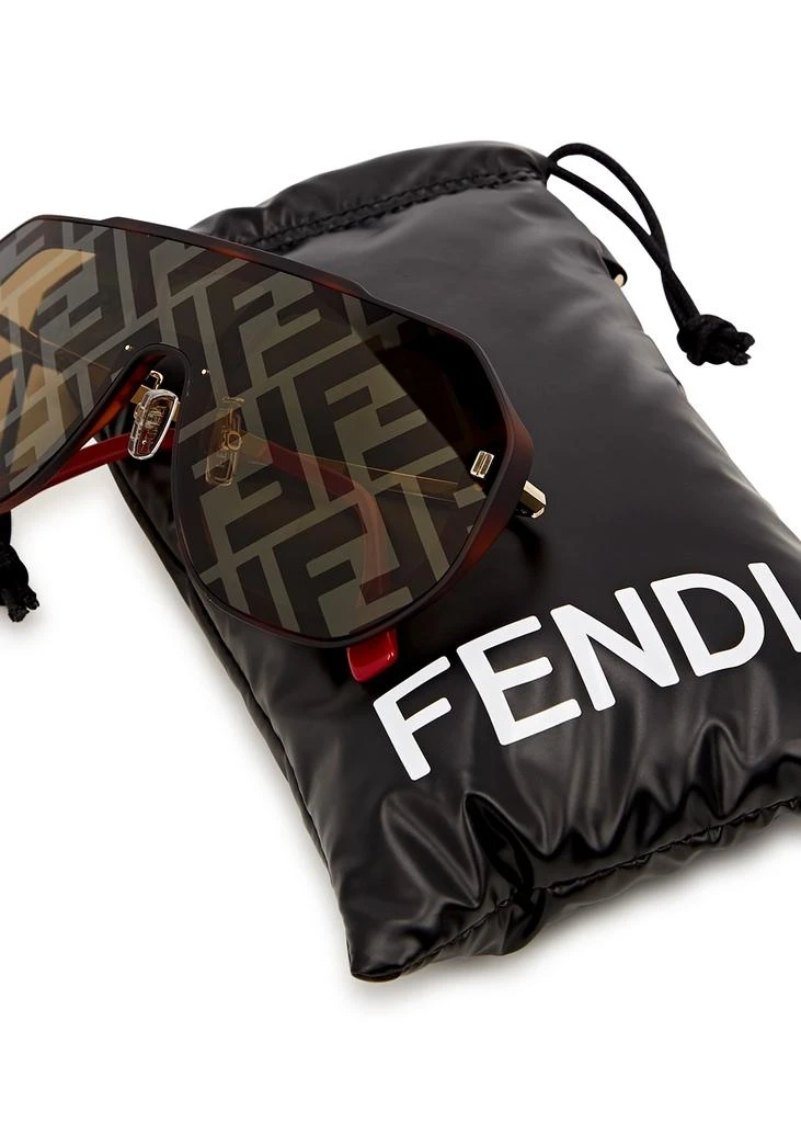商品Fendi|Tortoiseshell FF-print aviator-style sunglasses,价格¥2815,第4张图片详细描述