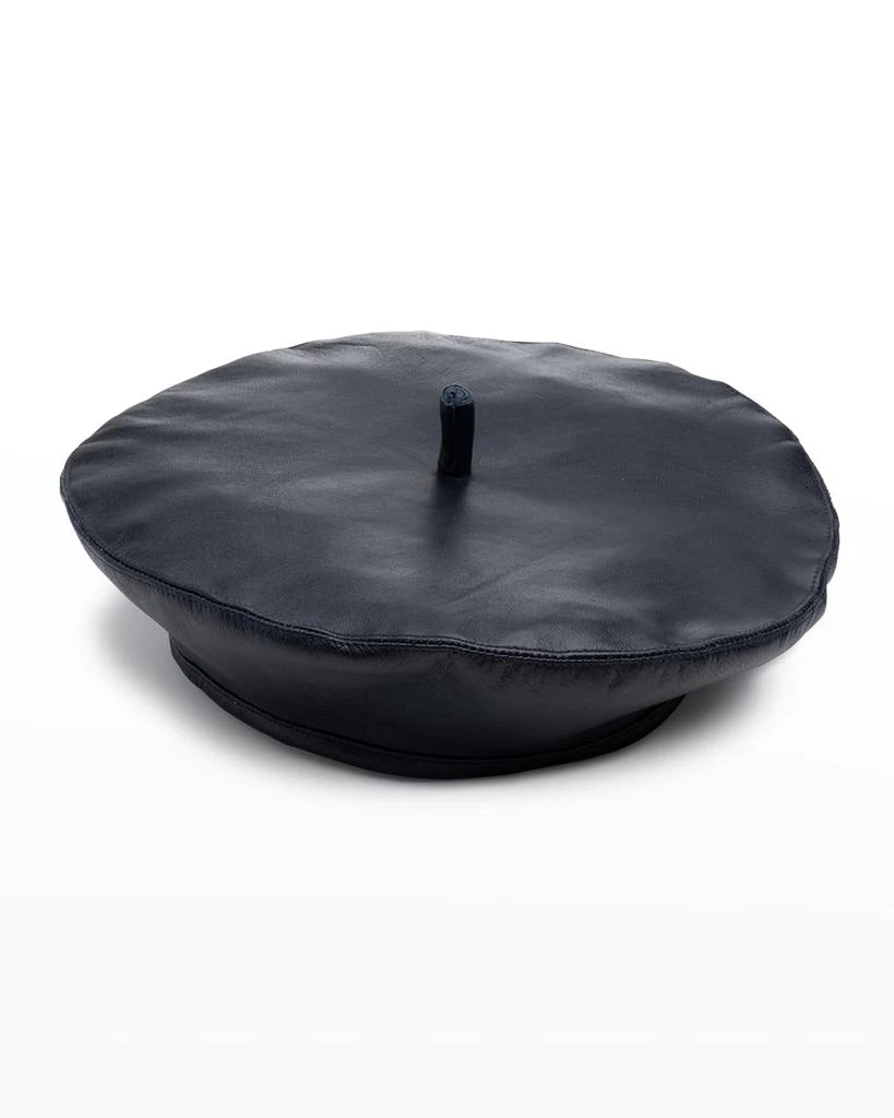 商品Eugenia Kim|Carter Leather Beret,价格¥2281,第1张图片